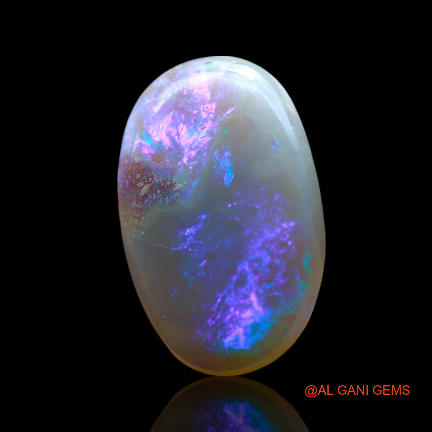 4.00 Cts Unheated Australian Fire Opal Loose Gemstone Oval Cabochon Natural 16x10x3 mm AF-823