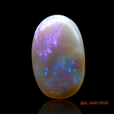 4.00 Cts Unheated Australian Fire Opal Loose Gemstone Oval Cabochon Natural 16x10x3 mm AF-823