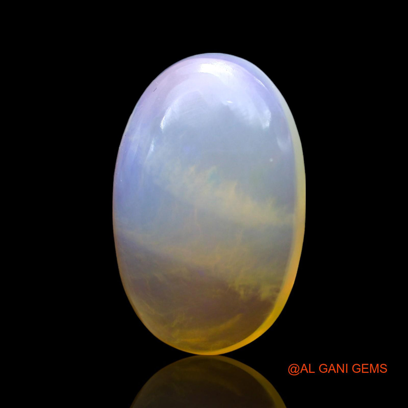 Natural Fire Opal Gemstone 6.00 Cts Loose Oval Cabochon From Australia 16x10x5 mm AF-825