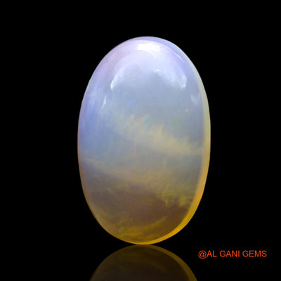 Natural Fire Opal Gemstone 6.00 Cts Loose Oval Cabochon From Australia 16x10x5 mm AF-825