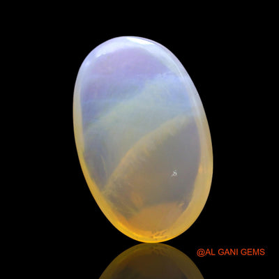 Natural Fire Opal Gemstone 6.00 Cts Loose Oval Cabochon From Australia 16x10x5 mm AF-825