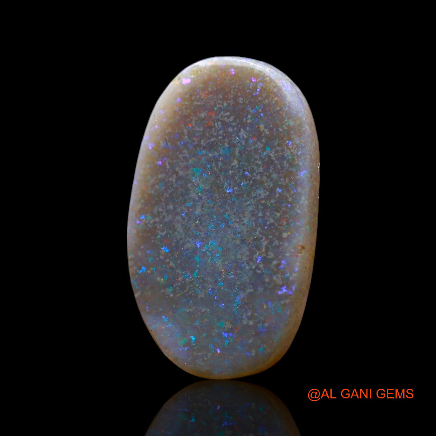 3.00 Cts Natural Australian Fire Opal Loose Gemstone Oval Cabochon 16x9x3 mm AF-828