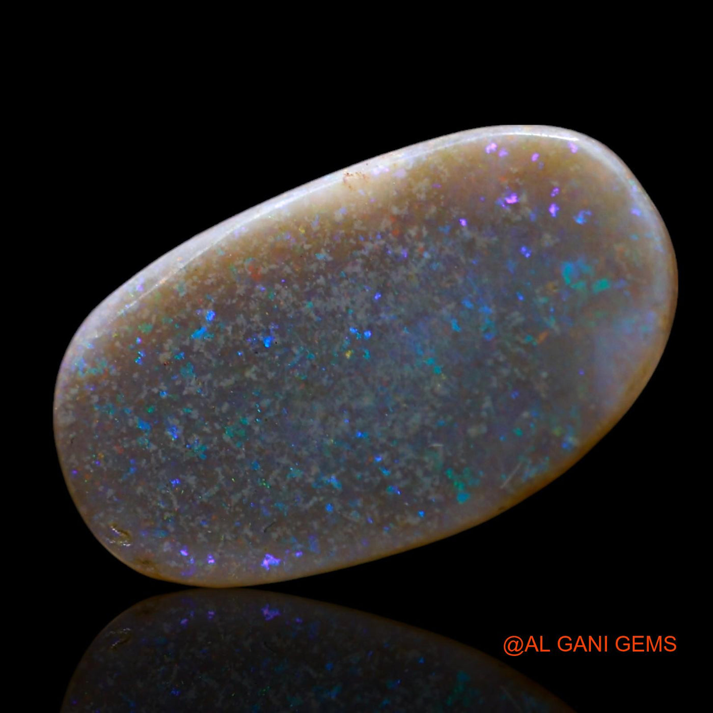 3.00 Cts Natural Australian Fire Opal Loose Gemstone Oval Cabochon 16x9x3 mm AF-828