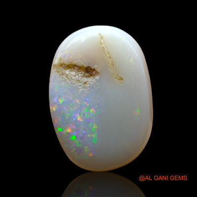 4.00 Cts Natural Australian Fire Opal Loose Gemstone Oval Cabochon 15x11x3 mm AF-829