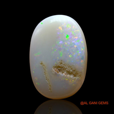 4.00 Cts Natural Australian Fire Opal Loose Gemstone Oval Cabochon 15x11x3 mm AF-829