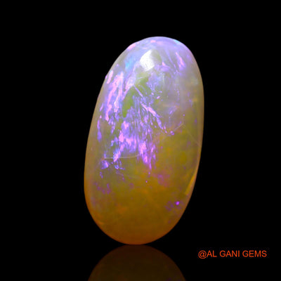 6.00 Cts Unheated Australian Fire Opal Loose Gemstone Oval Cabochon Natural 18x9x5 mm AF-82