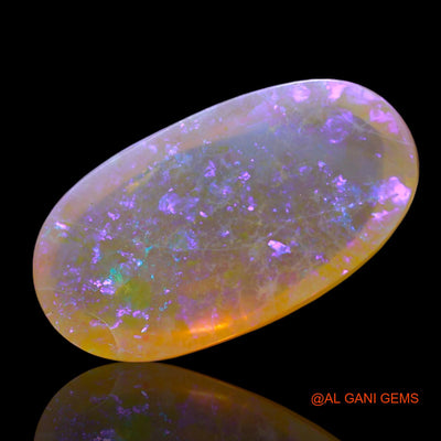 6.00 Cts Unheated Australian Fire Opal Loose Gemstone Oval Cabochon Natural 18x9x5 mm AF-82