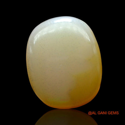 7.00 Cts Natural Australian Fire Opal Loose Gemstone Oval Cabochon 15x12x5 mm AF-830