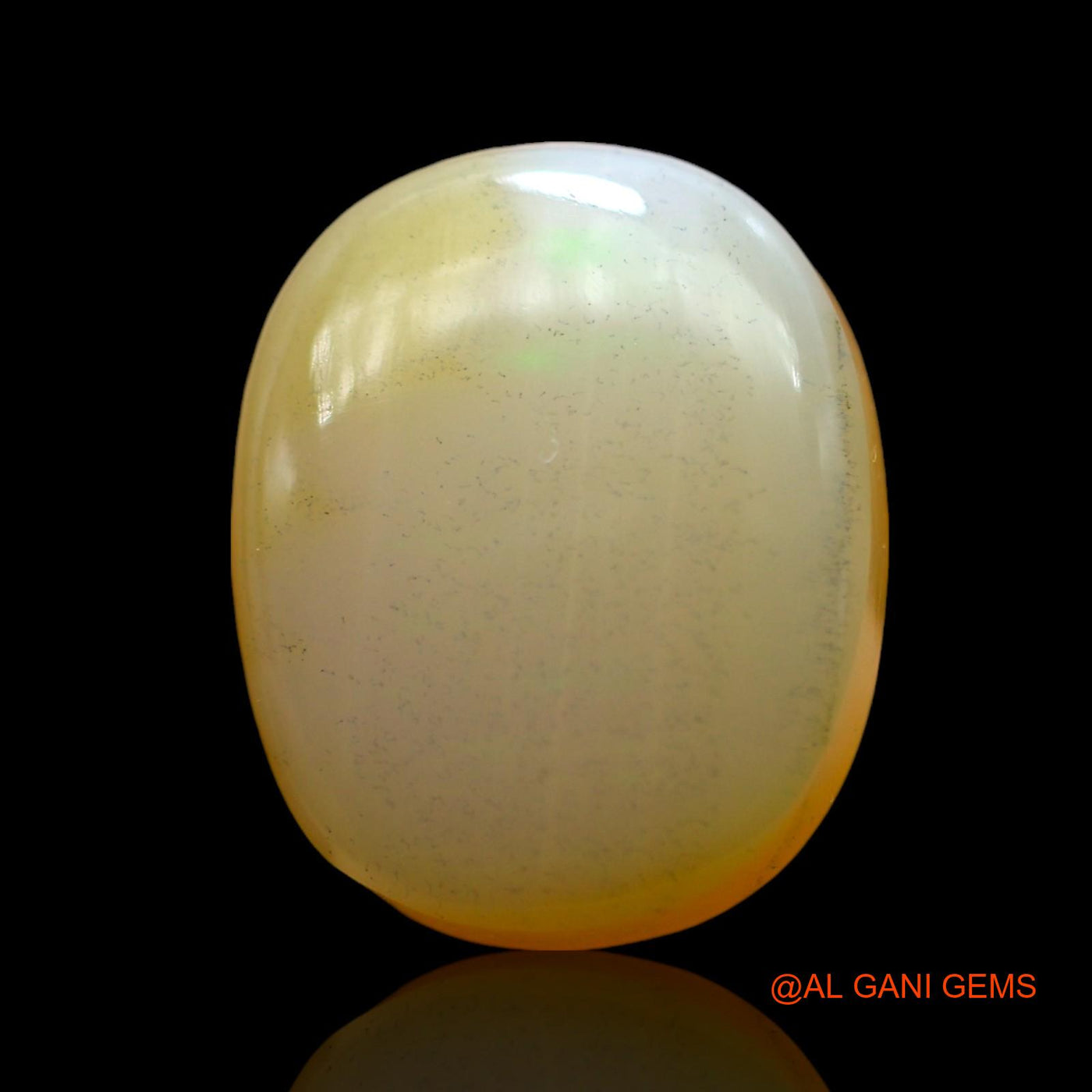 7.00 Cts Natural Australian Fire Opal Loose Gemstone Oval Cabochon 15x12x5 mm AF-830