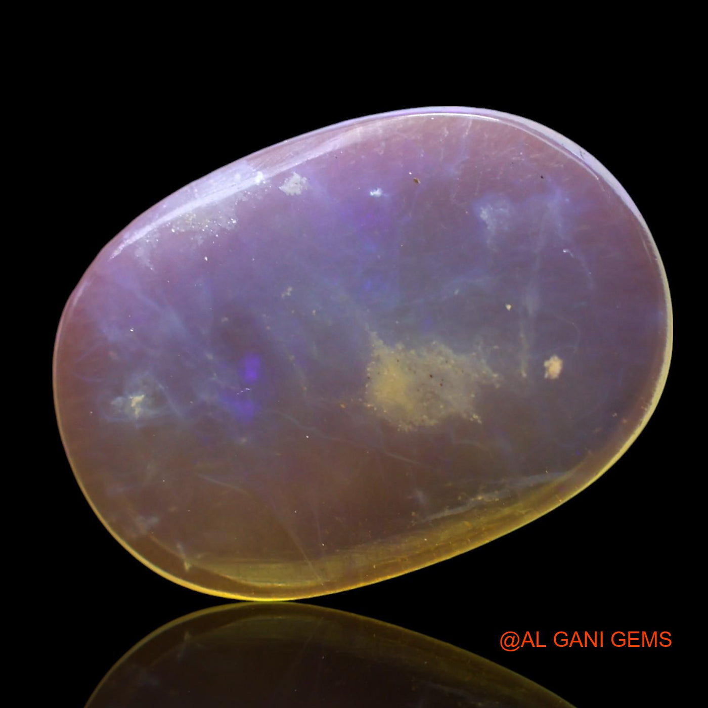 2.00 Cts Natural Australian Fire Opal Loose Gemstone Oval Cabochon 16x11x2 mm AF-831