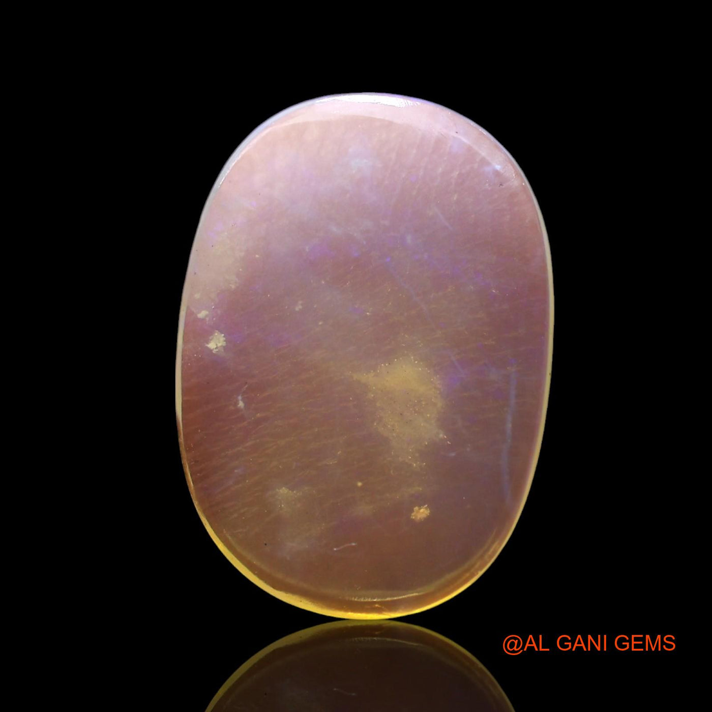 2.00 Cts Natural Australian Fire Opal Loose Gemstone Oval Cabochon 16x11x2 mm AF-831