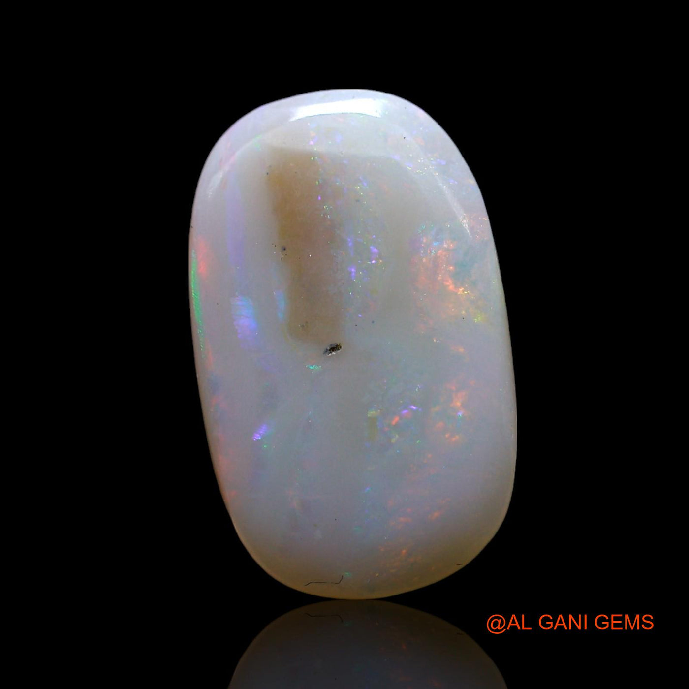4.00 Cts Natural Australian Fire Opal Loose Gemstone Oval Cabochon 16x10x3 mm AF-833