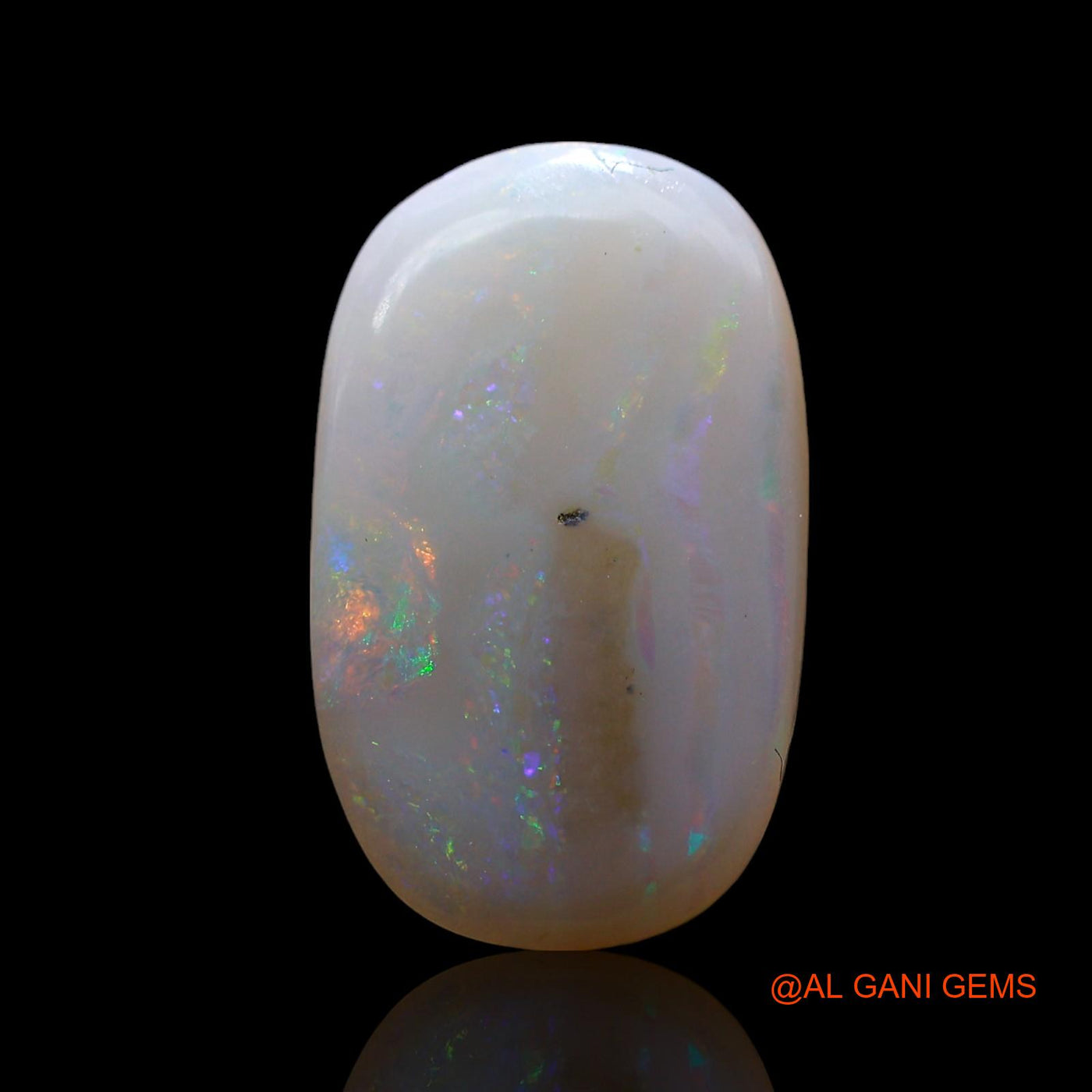 4.00 Cts Natural Australian Fire Opal Loose Gemstone Oval Cabochon 16x10x3 mm AF-833