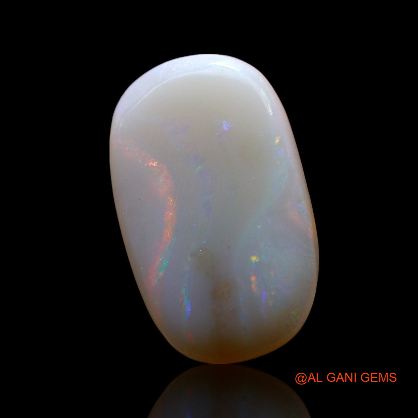 4.00 Cts Natural Australian Fire Opal Loose Gemstone Oval Cabochon 16x10x3 mm AF-833
