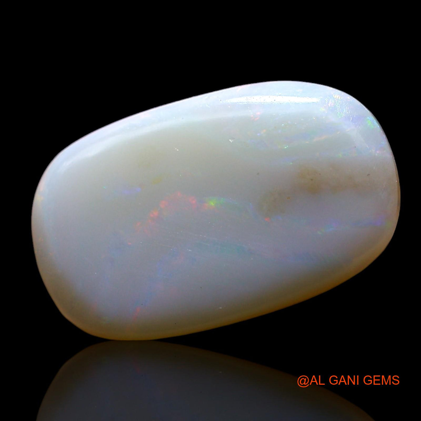4.00 Cts Natural Australian Fire Opal Loose Gemstone Oval Cabochon 16x10x3 mm AF-833