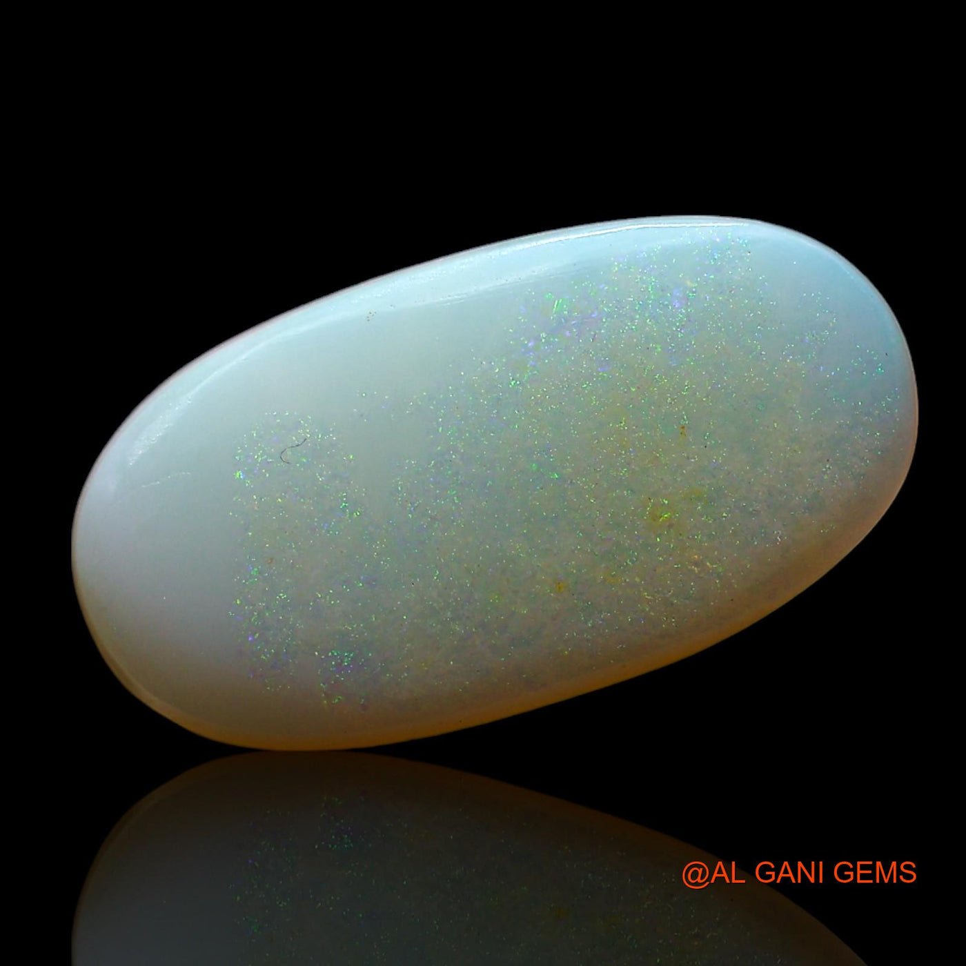 Natural Untreated Fire Opal Loose Gemstone Oval Cabochon From Australia 3.00 Cts 17x9x3 mm AF-834