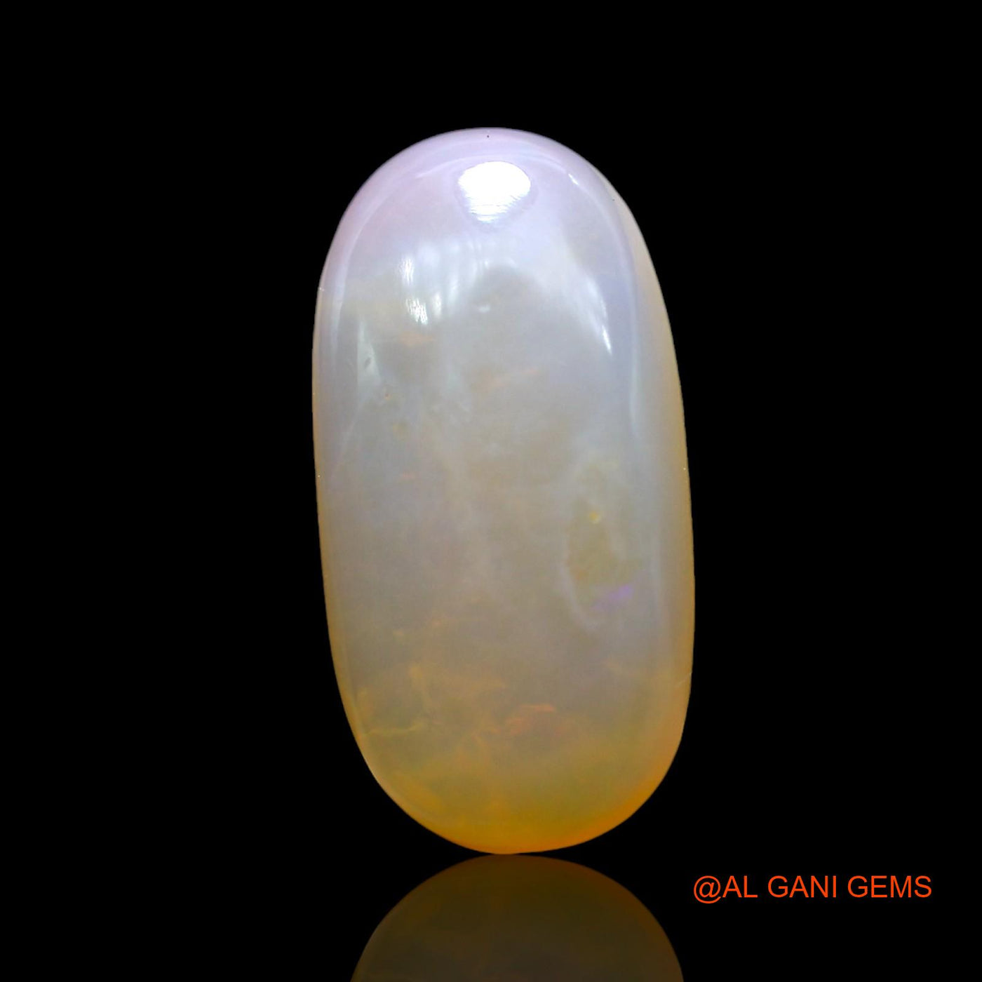 6.00 Cts Natural Australian Fire Opal Loose Gemstone Oval Cabochon 17x9x5 mm AF-836