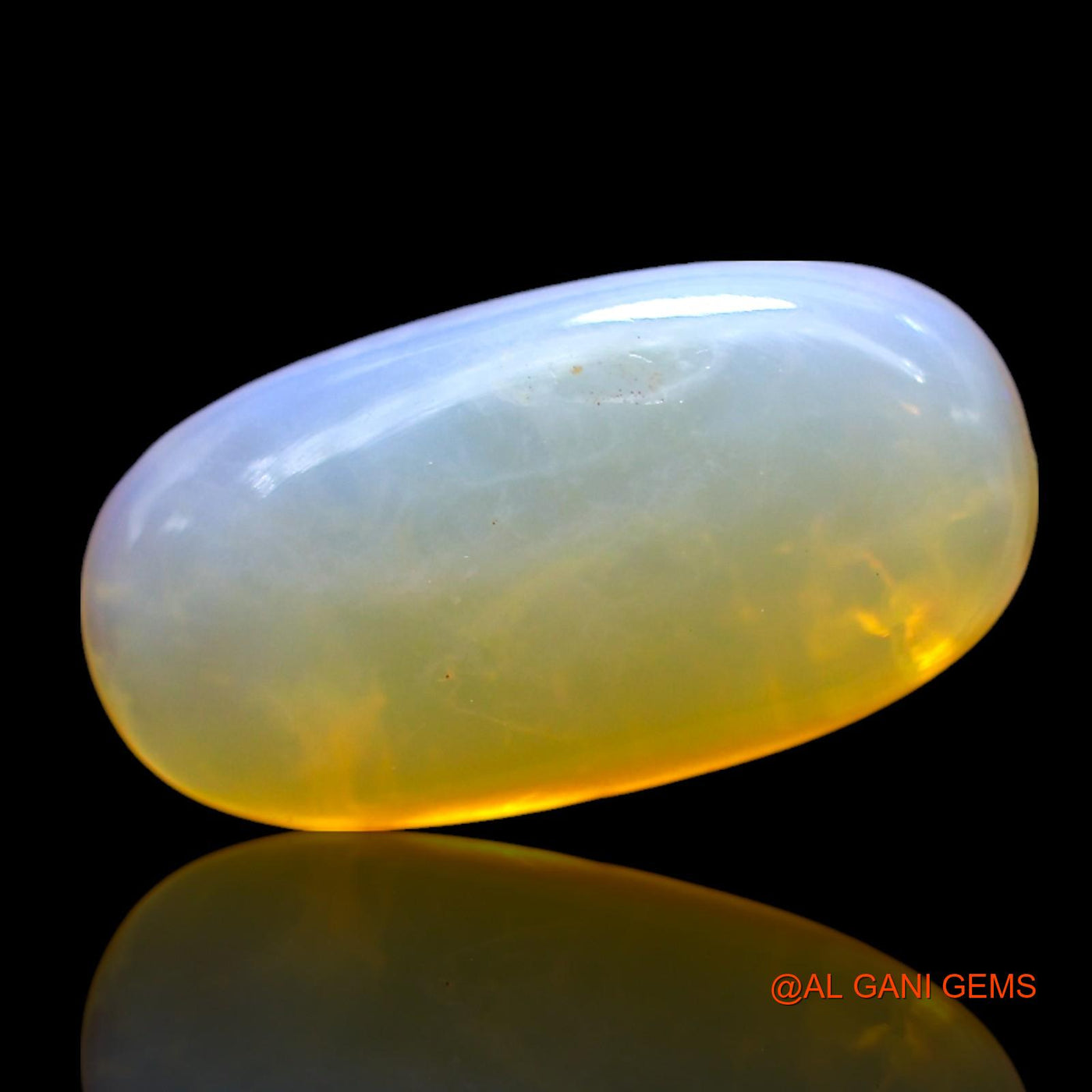 6.00 Cts Natural Australian Fire Opal Loose Gemstone Oval Cabochon 17x9x5 mm AF-836