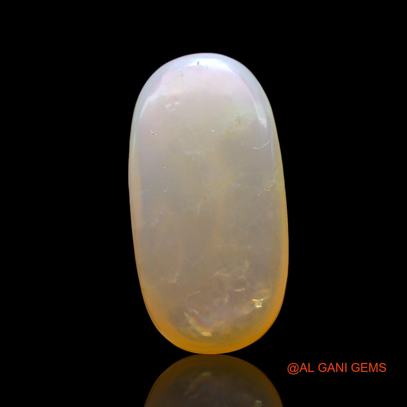 6.00 Cts Natural Australian Fire Opal Loose Gemstone Oval Cabochon 17x9x5 mm AF-836