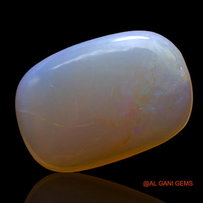 4.00 Cts Unheated Australian Fire Opal Loose Gemstone Oval Cabochon Natural 16x11x3 mm AF-837