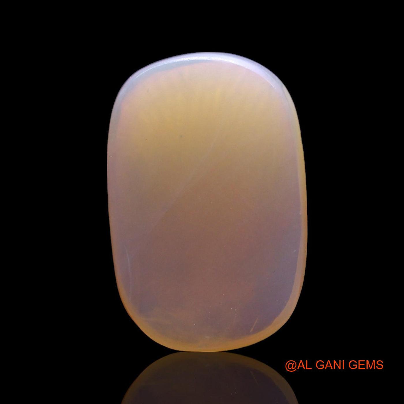 4.00 Cts Unheated Australian Fire Opal Loose Gemstone Oval Cabochon Natural 16x11x3 mm AF-837