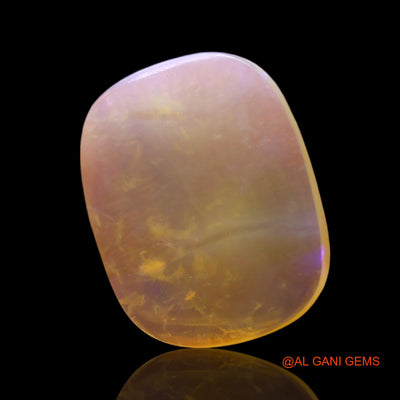 3.00 Cts Natural Australian Fire Opal Loose Gemstone Oval Cabochon 14x11x2 mm AF-840