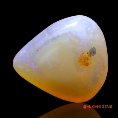 6.00 Cts Unheated Australian Fire Opal Loose Gemstone Trillion Cabochon Natural 14x13x6 mm AF-841