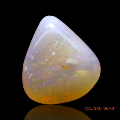6.00 Cts Unheated Australian Fire Opal Loose Gemstone Trillion Cabochon Natural 14x13x6 mm AF-841