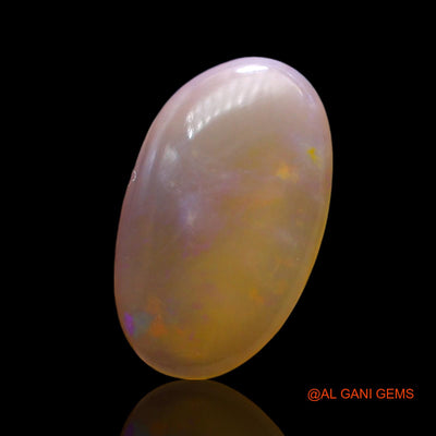 Natural Untreated Fire Opal Loose Gemstone Oval Cabochon From Australia 4.00 Cts 16x10x4 mm AF-842