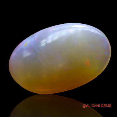 Natural Untreated Fire Opal Loose Gemstone Oval Cabochon From Australia 4.00 Cts 16x10x4 mm AF-842