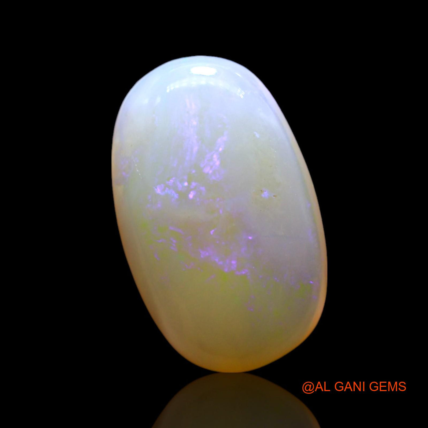 4.00 Cts Natural Australian Fire Opal Loose Gemstone Oval Cabochon 15x10x4 mm AF-843