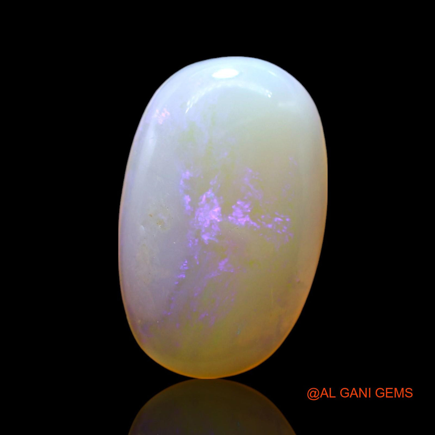 4.00 Cts Natural Australian Fire Opal Loose Gemstone Oval Cabochon 15x10x4 mm AF-843