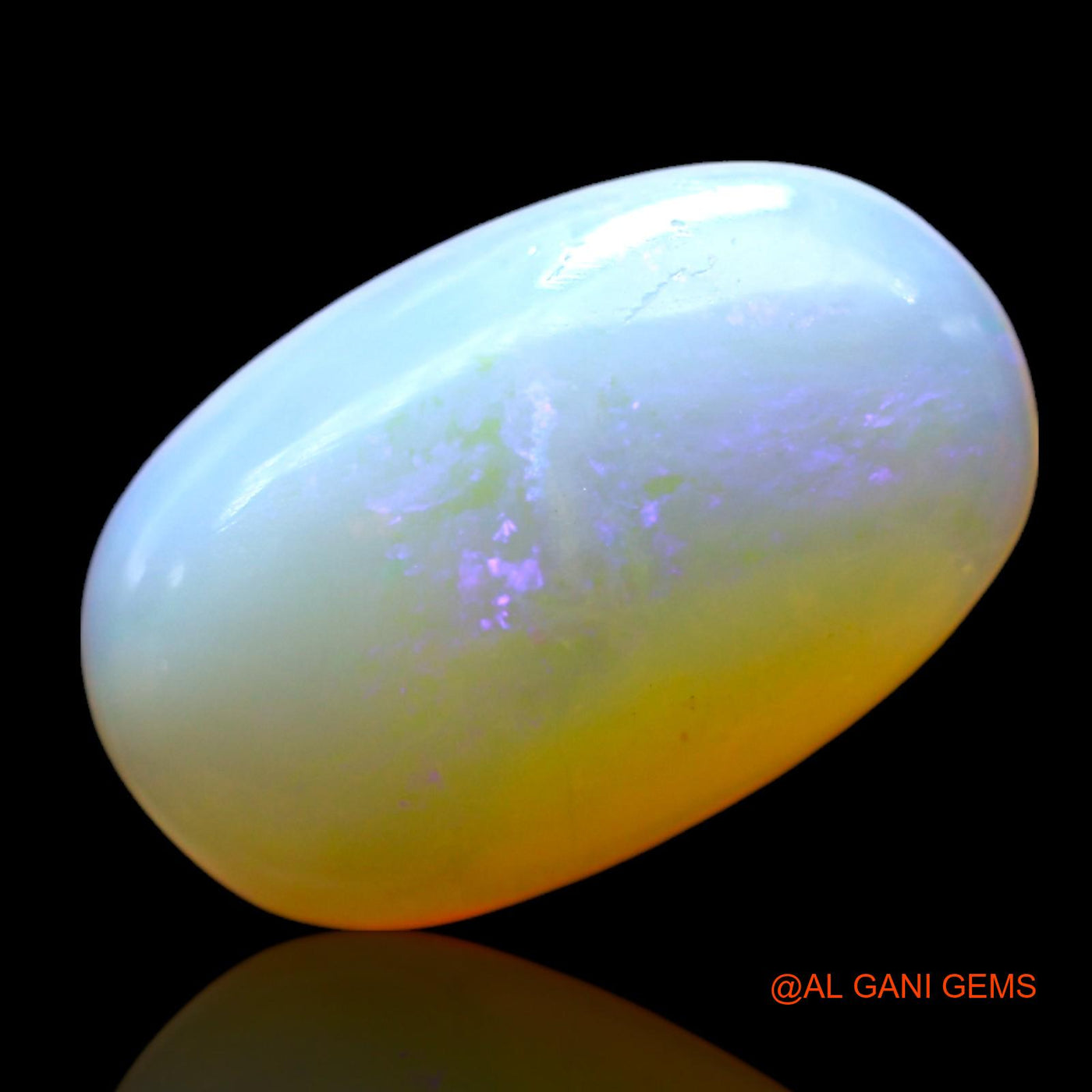 4.00 Cts Natural Australian Fire Opal Loose Gemstone Oval Cabochon 15x10x4 mm AF-843