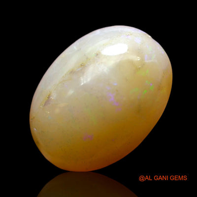 Natural Untreated Fire Opal Loose Gemstone Oval Cabochon From Australia 5.00 Cts 15x11x5 mm AF-845