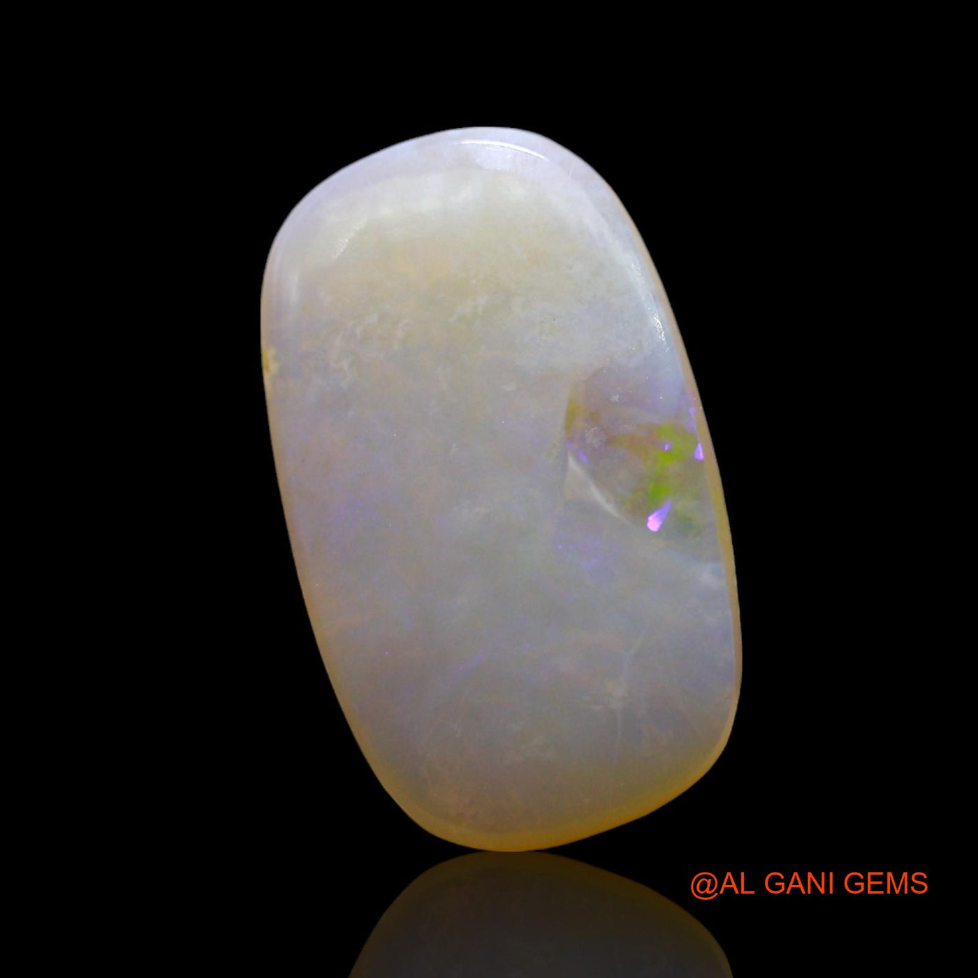 3.00 Cts Unheated Australian Fire Opal Loose Gemstone Oval Cabochon Natural 16x9x3 mm AF-847