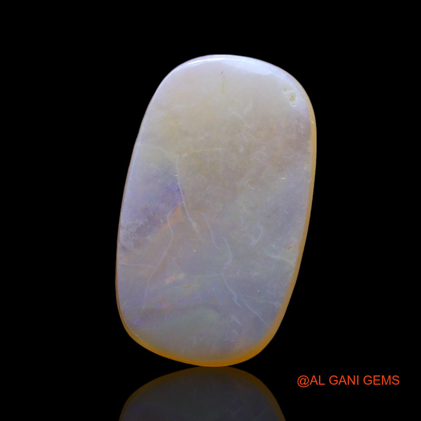 3.00 Cts Unheated Australian Fire Opal Loose Gemstone Oval Cabochon Natural 16x9x3 mm AF-847
