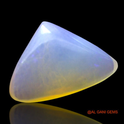 3.00 Cts Natural Australian Fire Opal Trillion Cabochon Loose Gemstone For Jewelry 15x10x4 mm AF-848