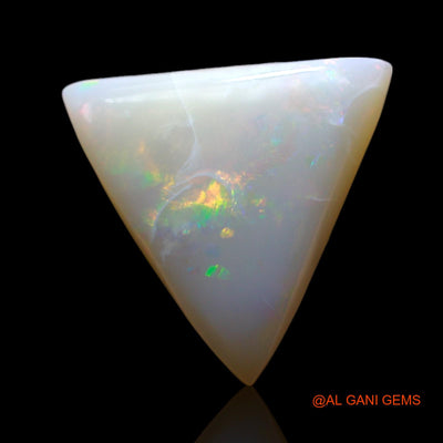 5.00 Cts Natural Australian Fire Opal Trillion Cabochon Loose Gemstone For Jewelry 14x13x5 mm AF-84