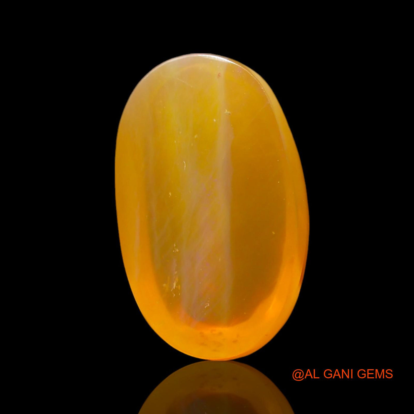 5.00 Cts Natural Australian Fire Opal Loose Gemstone Oval Cabochon 16x9x5 mm AF-850