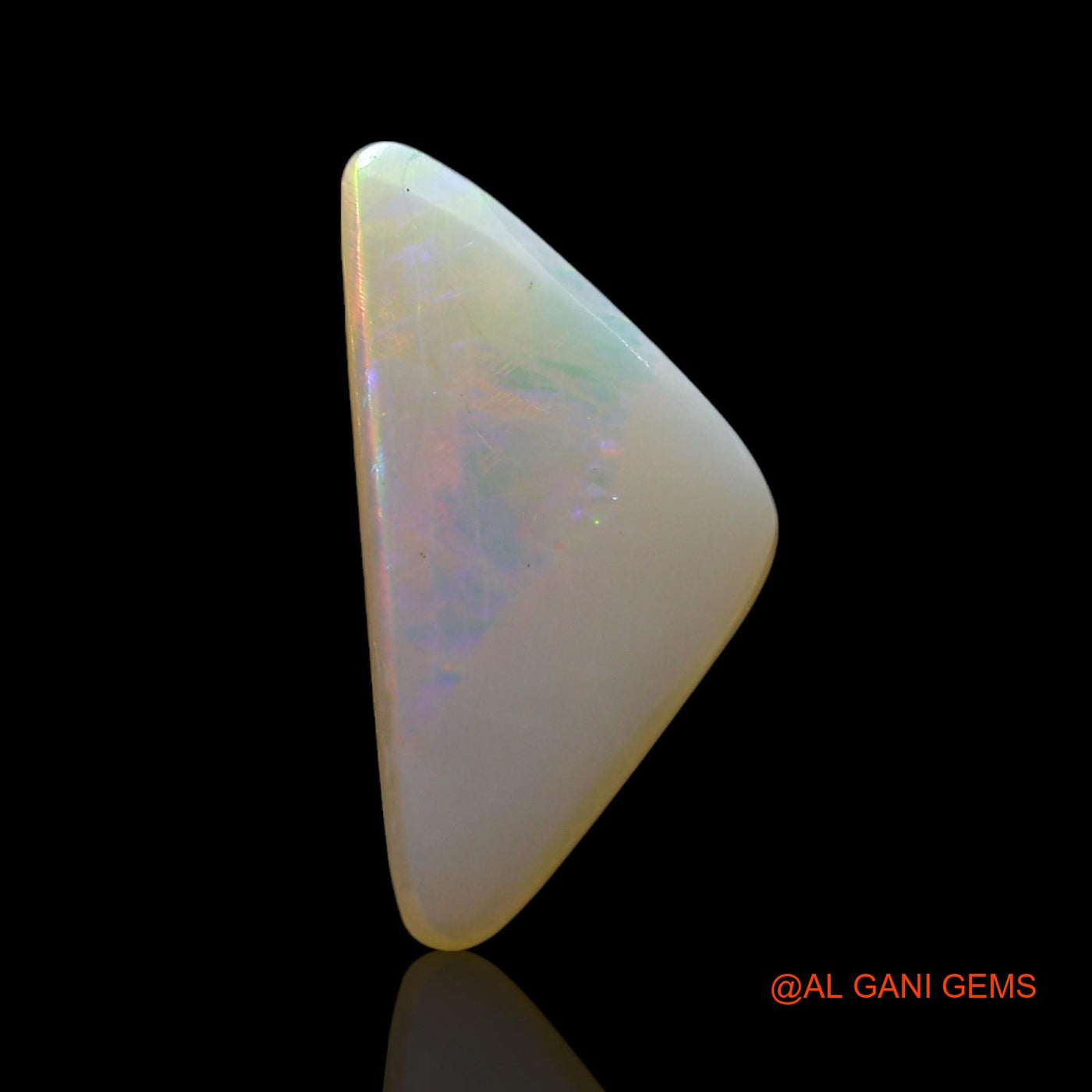 2.00 Cts Natural Australian Fire Opal Trillion Cabochon Loose Gemstone For Jewelry 17x8x3 mm AF-851