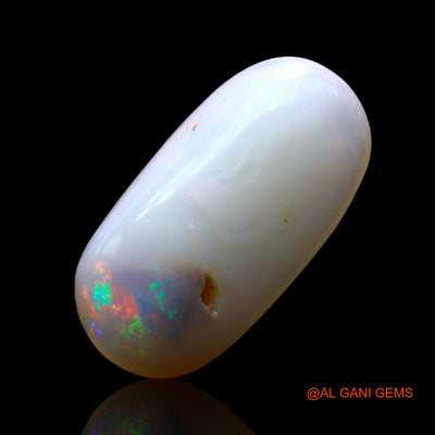 Natural Untreated Fire Opal Loose Gemstone Oval Cabochon From Australia 3.00 Cts 17x9x3 mm AF-852