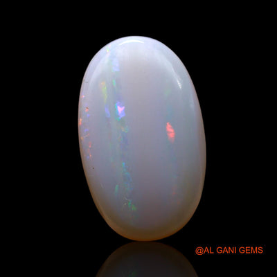 Natural Fire Opal Gemstone 3.00 Cts Loose Oval Cabochon From Australia 15x9x3 mm AF-854