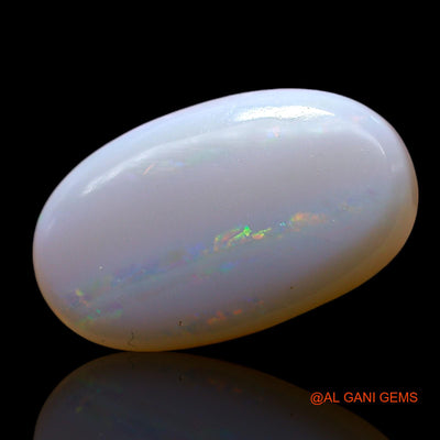 Natural Fire Opal Gemstone 3.00 Cts Loose Oval Cabochon From Australia 15x9x3 mm AF-854