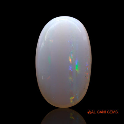 Natural Fire Opal Gemstone 3.00 Cts Loose Oval Cabochon From Australia 15x9x3 mm AF-854