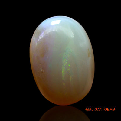 Natural Fire Opal Gemstone 6.00 Cts Loose Oval Cabochon From Australia 15x10x6 mm AF-856