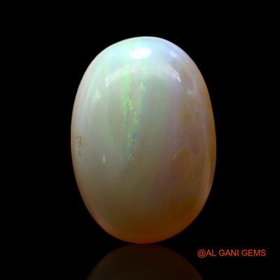 Natural Fire Opal Gemstone 6.00 Cts Loose Oval Cabochon From Australia 15x10x6 mm AF-856