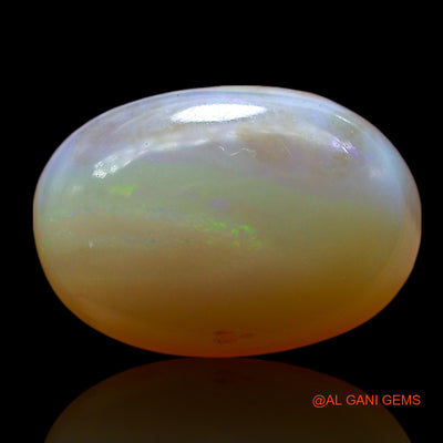 Natural Fire Opal Gemstone 6.00 Cts Loose Oval Cabochon From Australia 15x10x6 mm AF-856