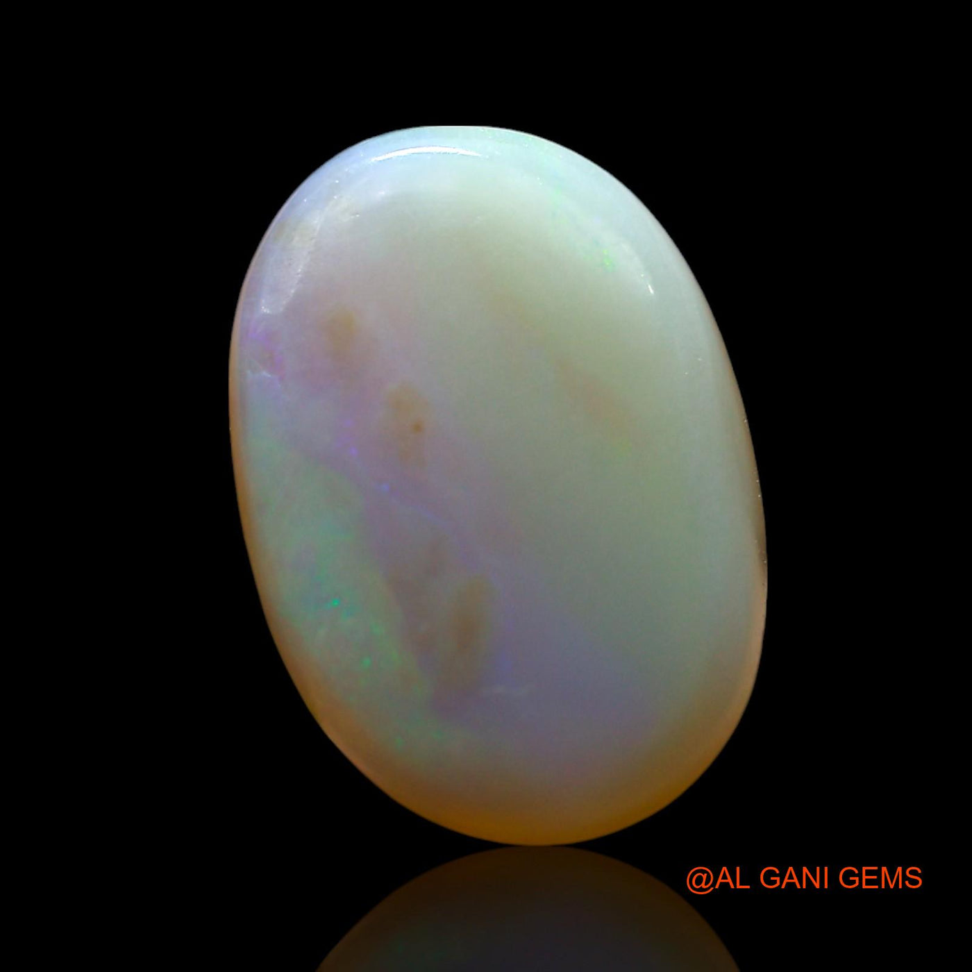 Natural Fire Opal Gemstone 6.00 Cts Loose Oval Cabochon From Australia 15x10x6 mm AF-856