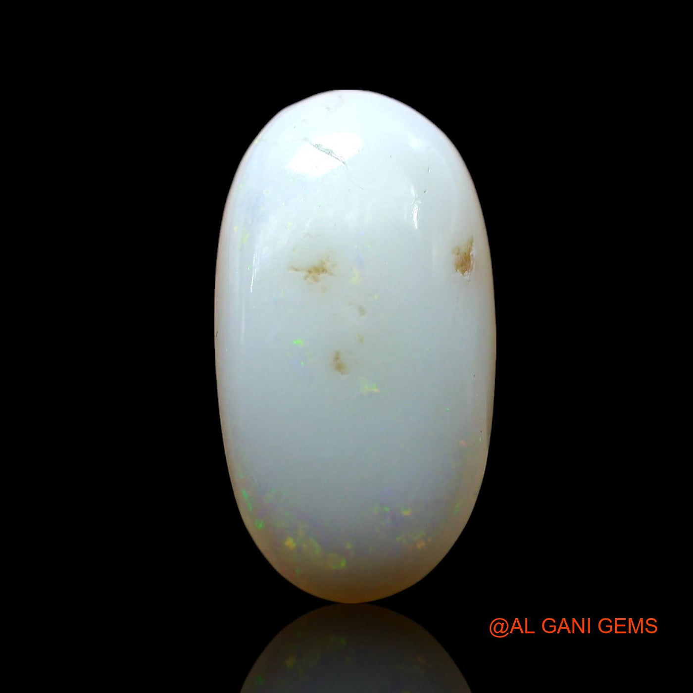 4.00 Cts Natural Australian Fire Opal Loose Gemstone Oval Cabochon 16x8x5 mm AF-858