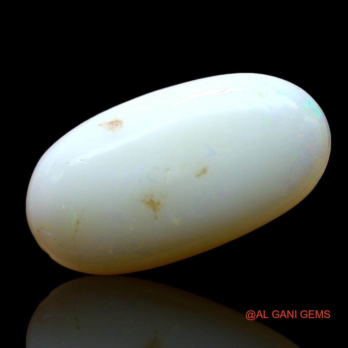 4.00 Cts Natural Australian Fire Opal Loose Gemstone Oval Cabochon 16x8x5 mm AF-858